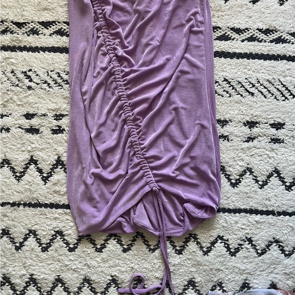 Bardot Kinsley Ruched Asymmetrical-Hem Dress - Picture 3 of 5